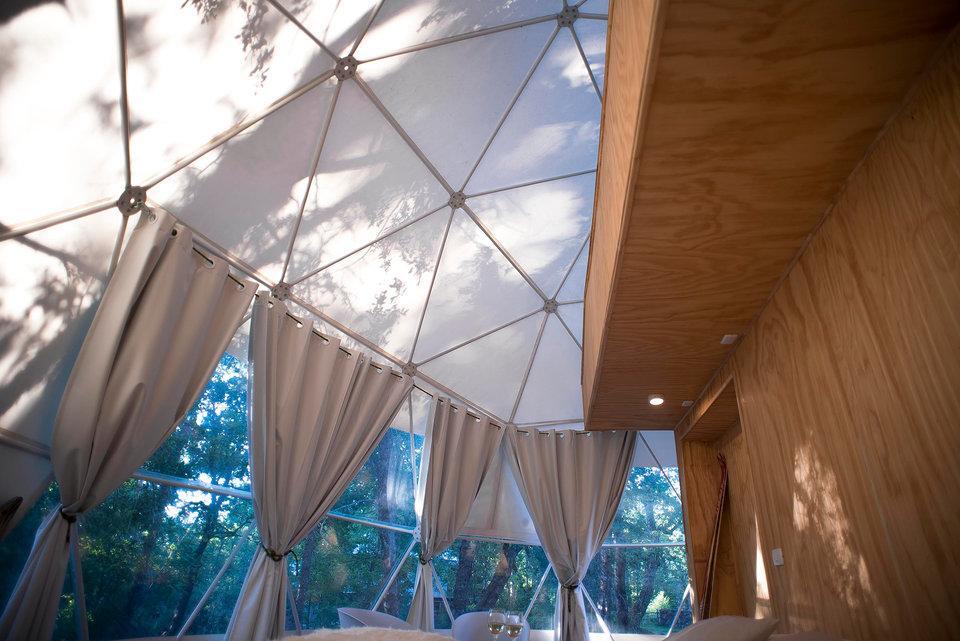 מלון לאס טראנקס Glamping Domos Treepod מראה חיצוני תמונה